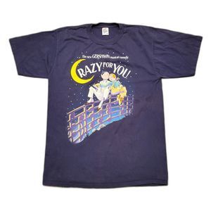 George Gershwin Broadway Musical Comedy Crazy For You Play T Shirt Size XL